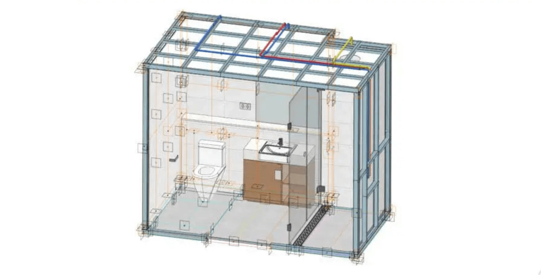 Bathroom Pods CATIA 3DEXPERIENCE